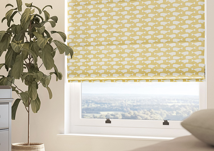 Whaling Around, Amber - Roman Blind - Image 5